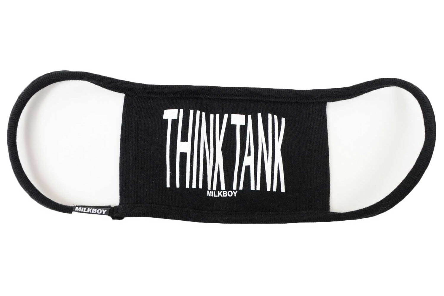 ミルクボーイ“THINK TANK”ロゴのマスク、大学生の頭脳集団をイメージ｜写真2
