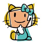 ハローキティがアートに！バルセロナ五輪マスコットデザインの