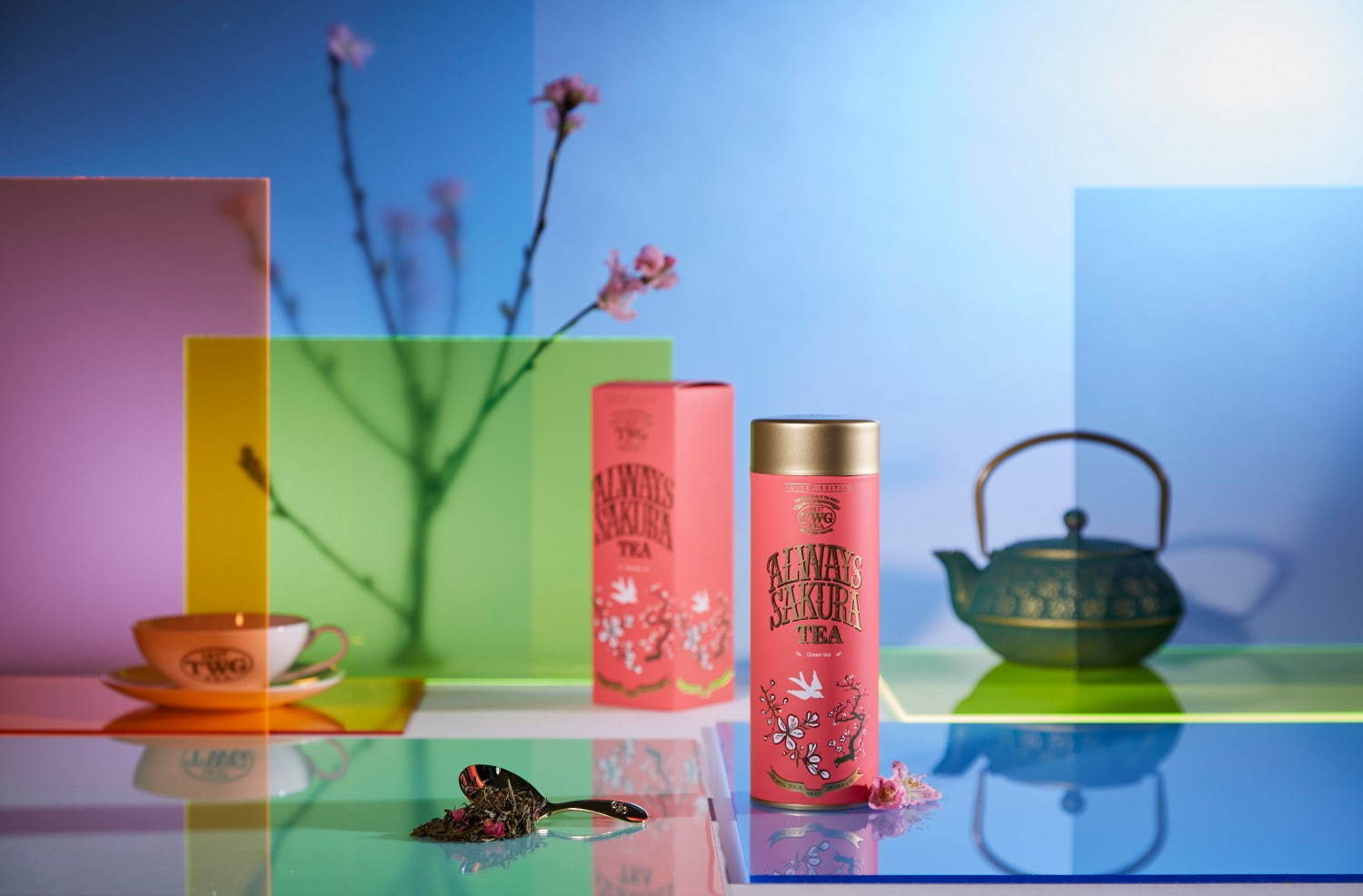 TWG Tea春限定「オールウェイズ サクラ ティー」緑茶に幻のさくらんぼの香りやローズをブレンド｜写真1