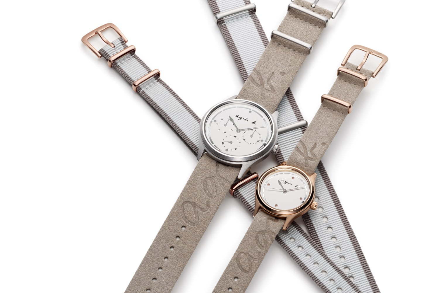 アニエスベーの旅をイメージした2WAYのペア腕時計、限定モデルも発売