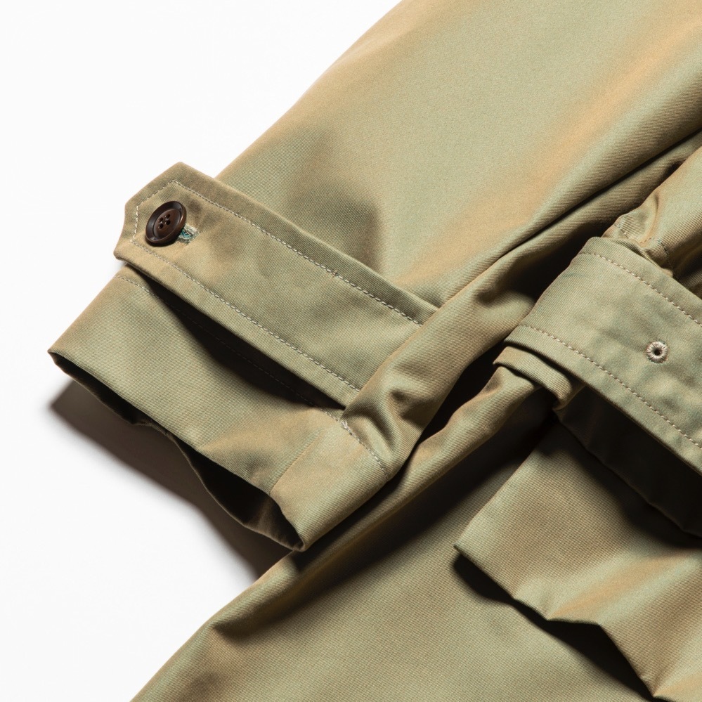 ミーンズワイルの玉虫色“3WAY”トレンチコート、ジャケット＆ラップスカートとしても着用可｜写真6