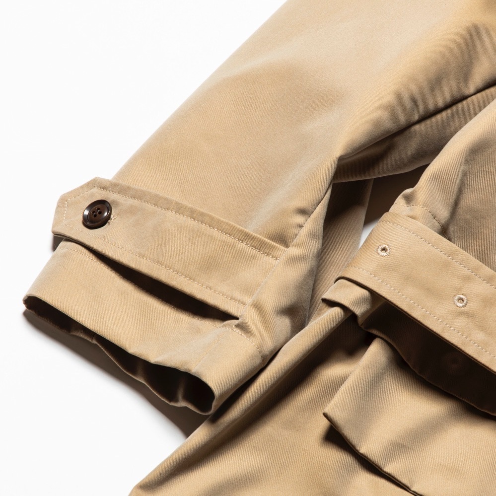 ミーンズワイルの玉虫色“3WAY”トレンチコート、ジャケット＆ラップスカートとしても着用可｜写真14