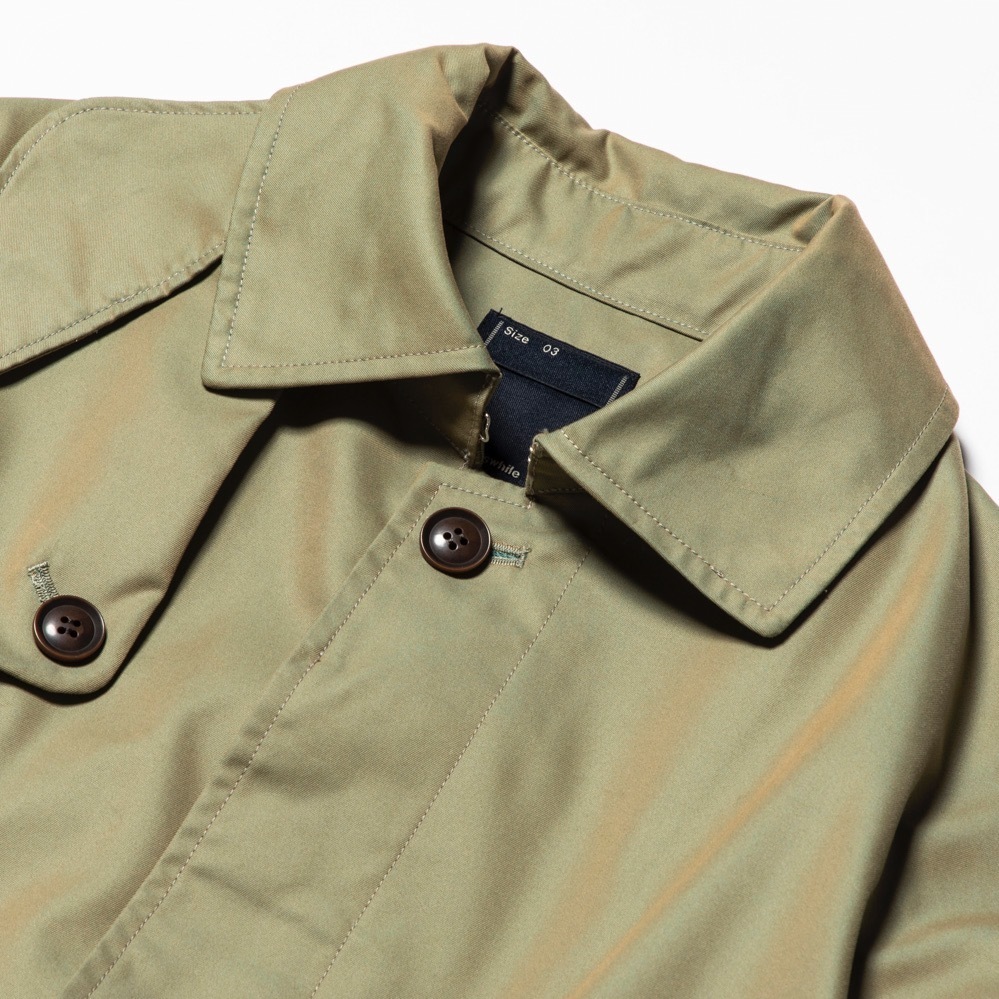 ミーンズワイルの玉虫色“3WAY”トレンチコート、ジャケット＆ラップスカートとしても着用可｜写真4