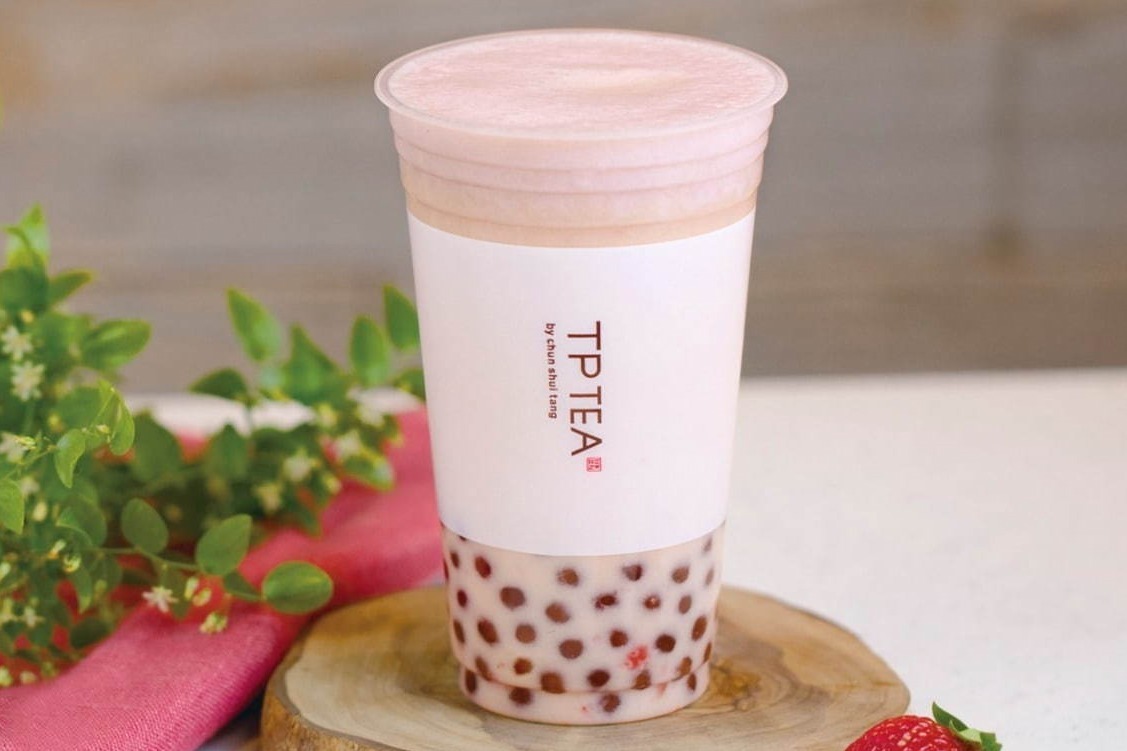 春水堂のティースタンド「ティーピーティー」春限定のタピオカ苺ラテが再び発売