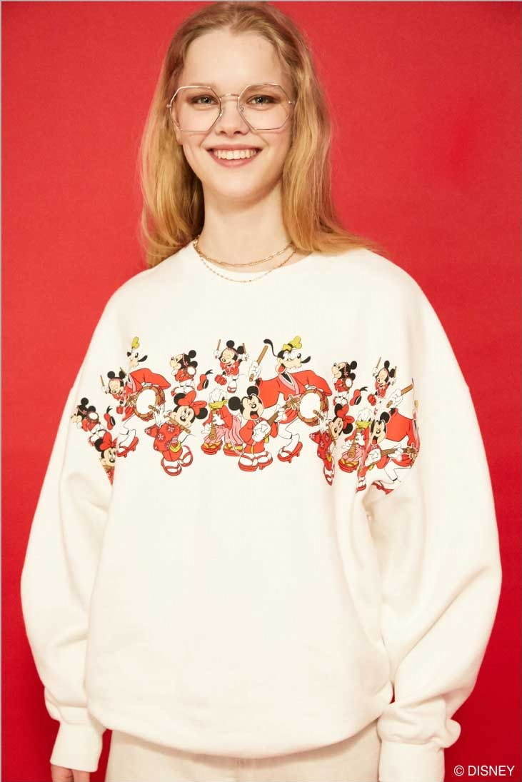 MOUSSY ディズニー スウェット Disney