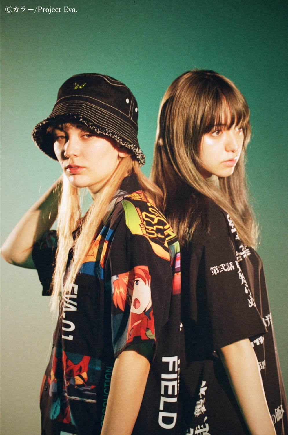 X-girl×エヴァンゲリオン、シンジ・レイを描いたTシャツ＆サコッシュやコラージュシャツ｜写真18