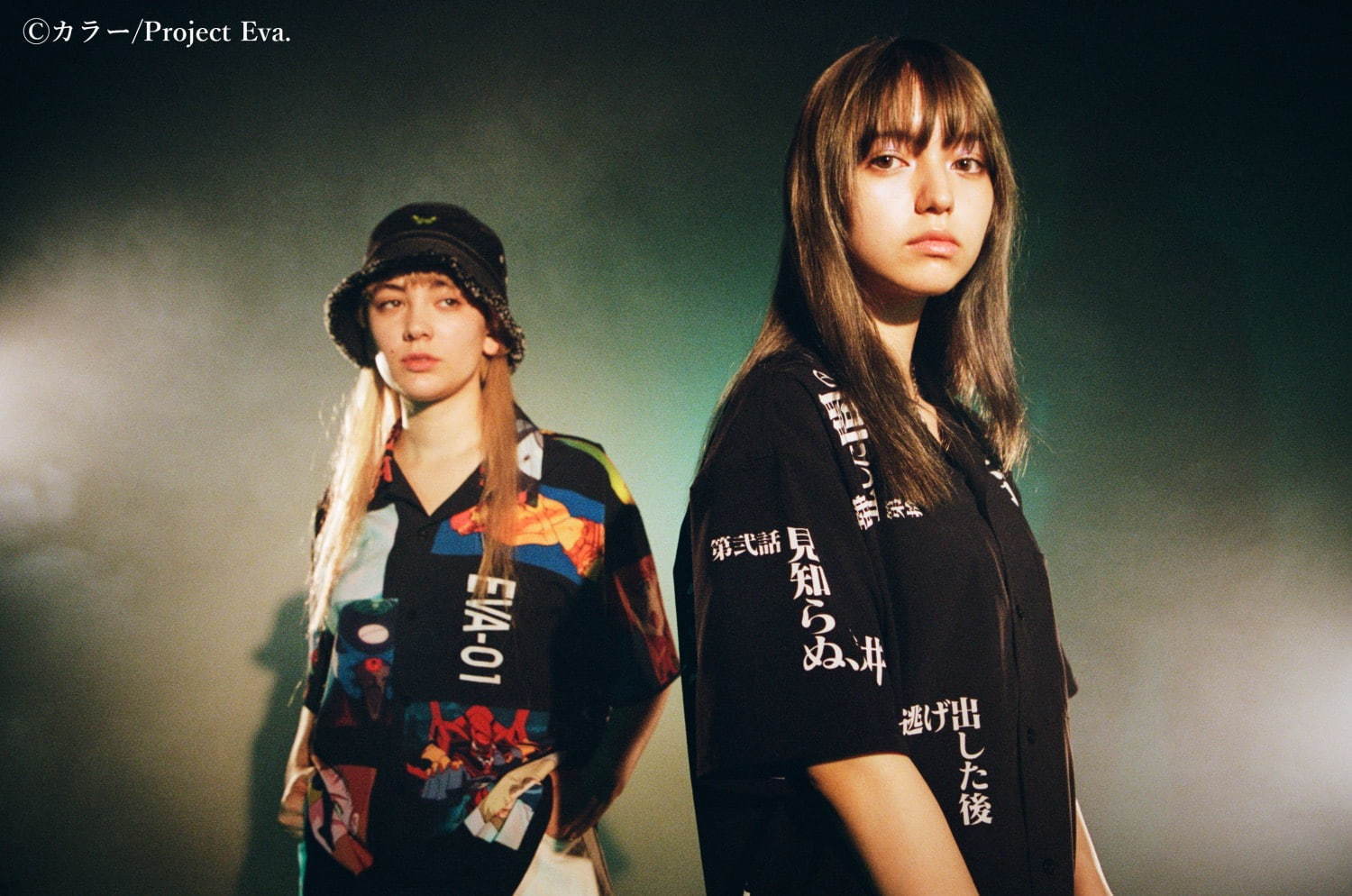 X-girl×エヴァンゲリオン、シンジ・レイを描いたTシャツ＆サコッシュやコラージュシャツ｜写真17