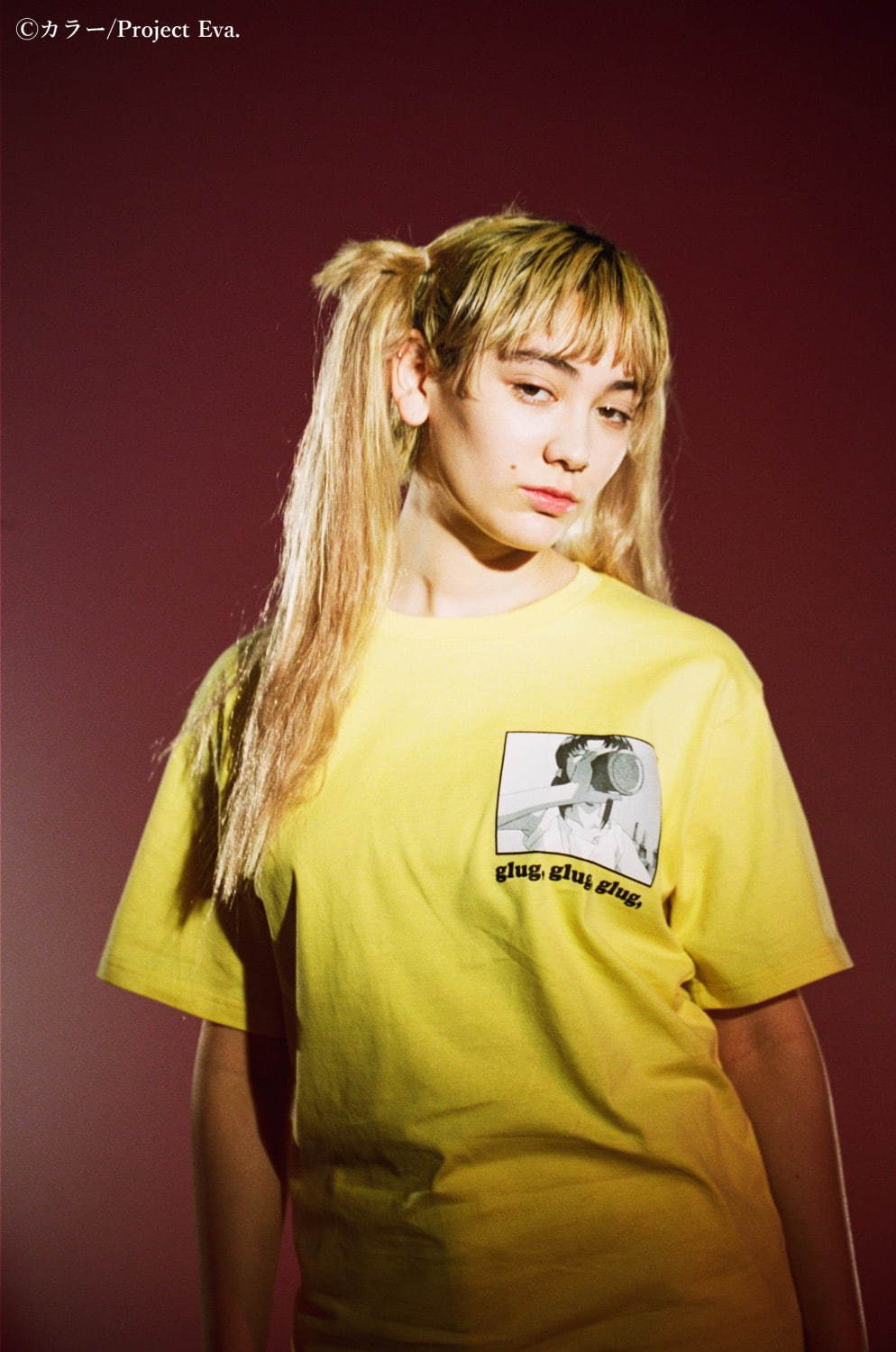 X-girl×エヴァンゲリオン、シンジ・レイを描いたTシャツ＆サコッシュやコラージュシャツ｜写真7