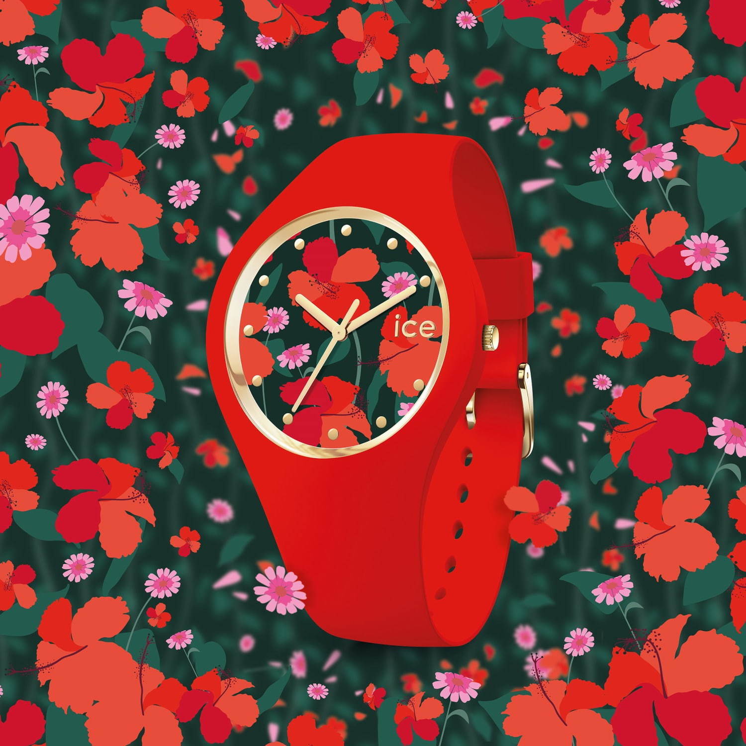 アイスウォッチから“花咲く文字盤”の新作腕時計、フラワーショップ・カレンド限定で販売｜写真2