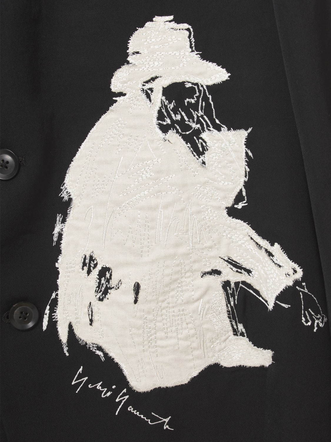 ヨウジヤマモト オム“山本耀司の墨絵”を刺繍で表現したジャケットなど、新宿・銀座・大阪の限定ストアで｜写真4