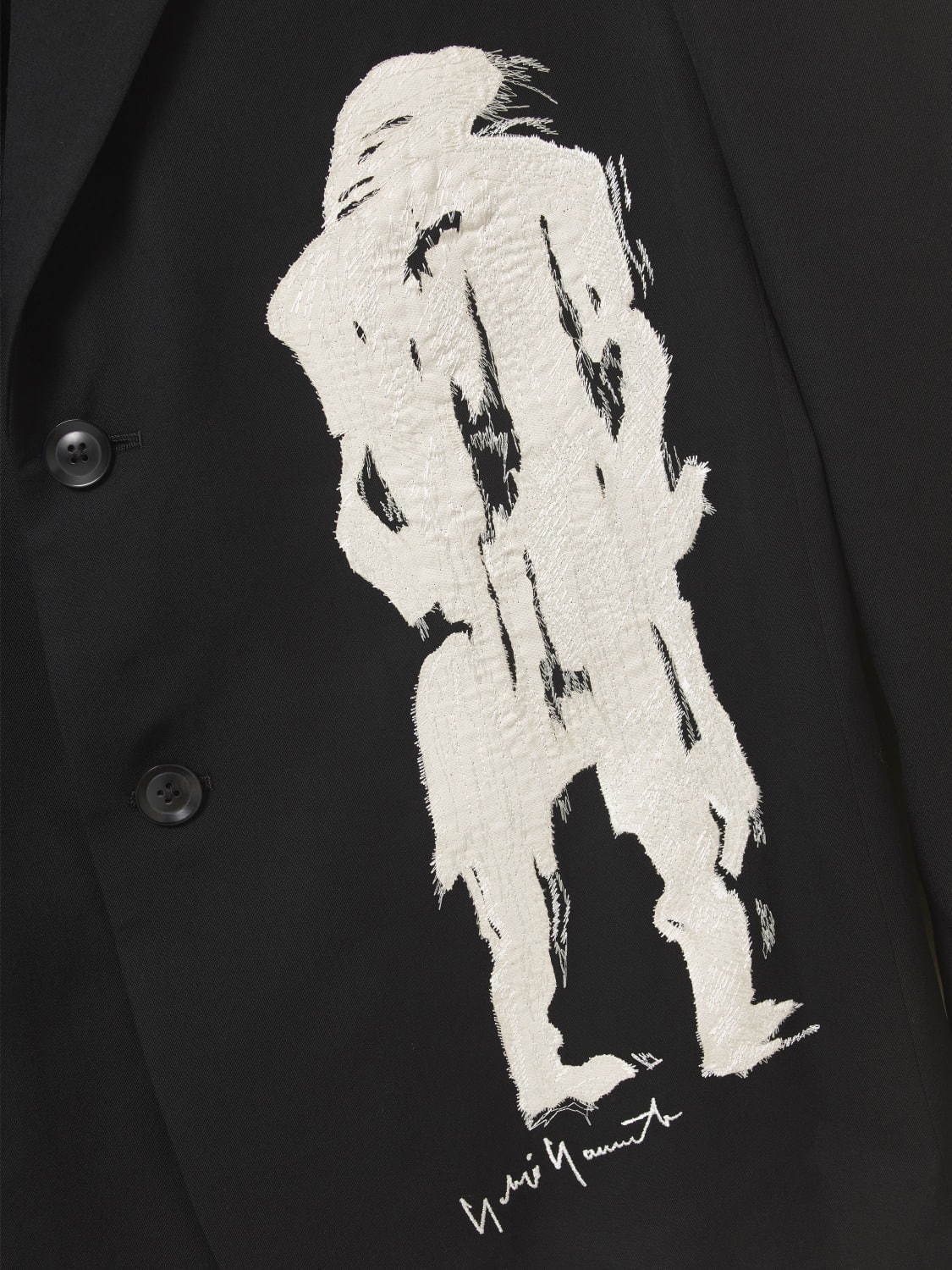 ヨウジヤマモト オム“山本耀司の墨絵”を刺繍で表現したジャケットなど、新宿・銀座・大阪の限定ストアで｜写真2