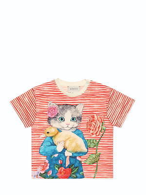 グッチ ヒグチユウコ シュールな猫やウサギが彩るキッズ ベビーウェア 日本限定アイテムも ファッションプレス