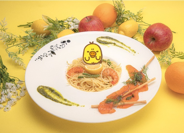 キイロイトリのレモンクリームパスタ 1,690円＋税 ※4月3日(金)～5月17日(日)まで