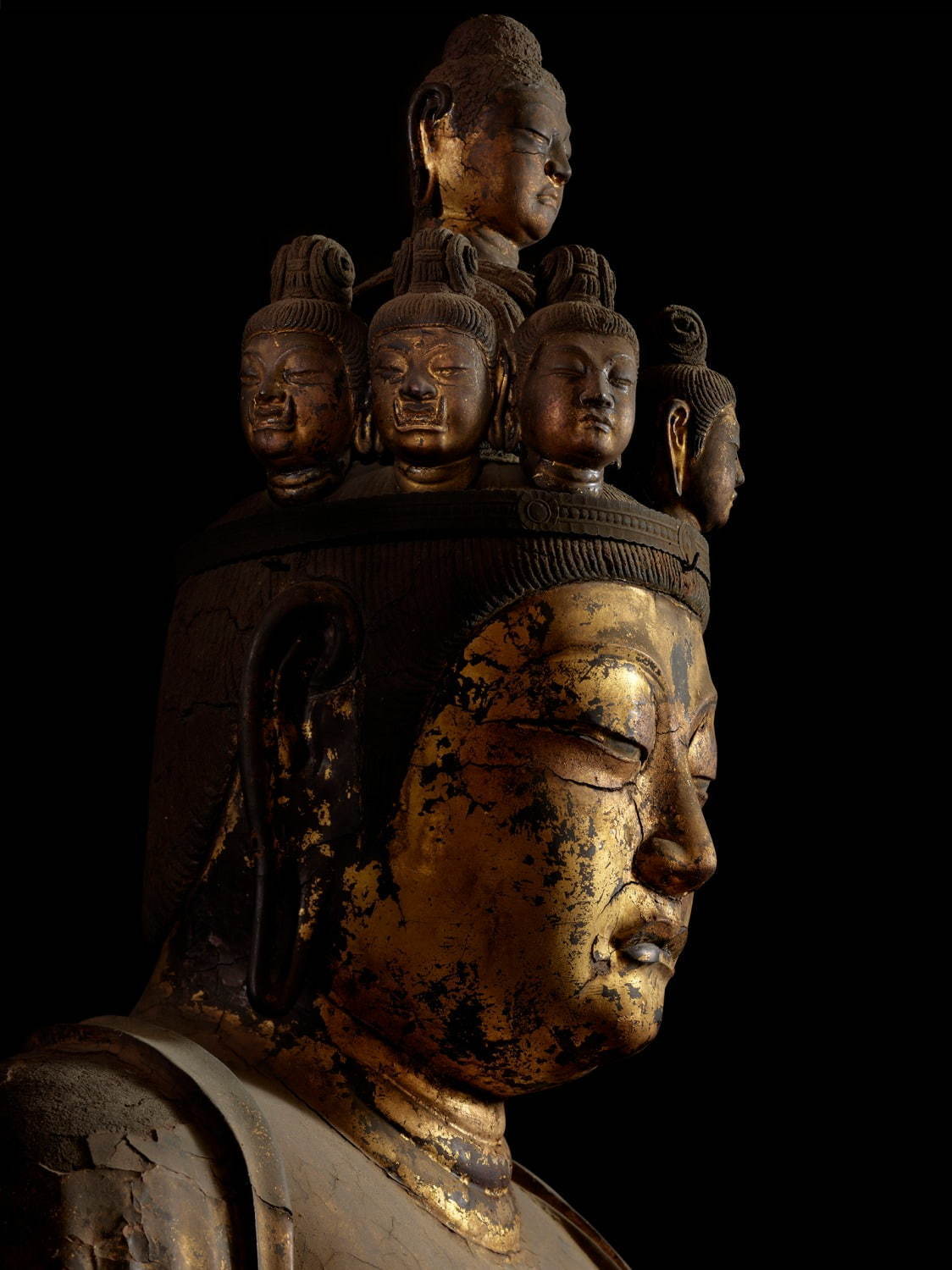 国宝 十一面観音菩薩立像(部分) 奈良時代・8世紀 奈良・聖林寺蔵