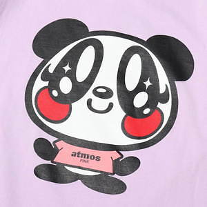 スーパーラヴァーズ アトモス ピンクが初コラボ パンダキャラ入りのパープルtシャツなど ファッションプレス