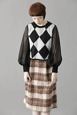 スナオクワハラ 2020年秋冬コレクション - “懐かしい風景”をモダンな感性に織りこんで｜写真3