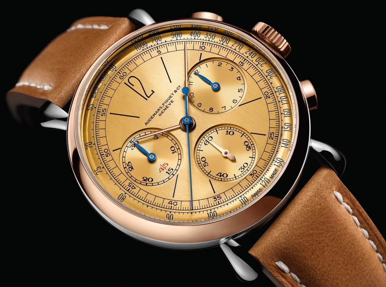 オーデマ ピゲ、ヴィンテージウオッチを再現した腕時計 - コンビカラーのステンレス製ラウンドケース｜写真4