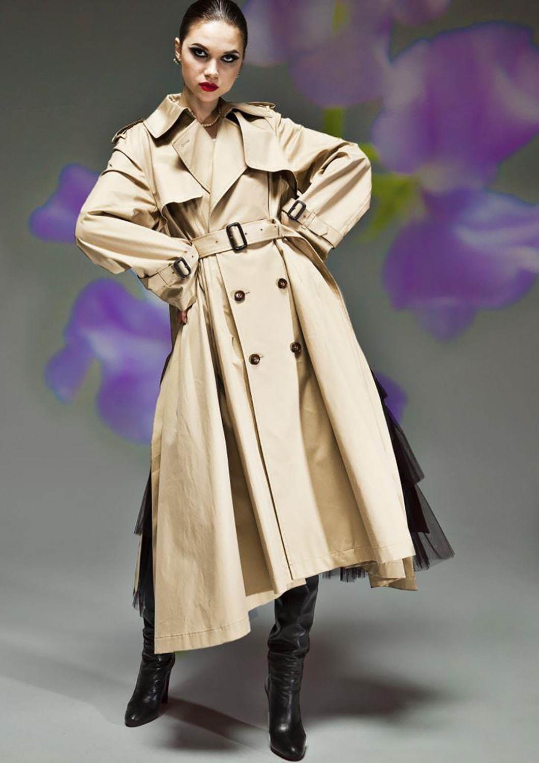 サカヨリ 2020-21年秋冬｜ トレンチコート