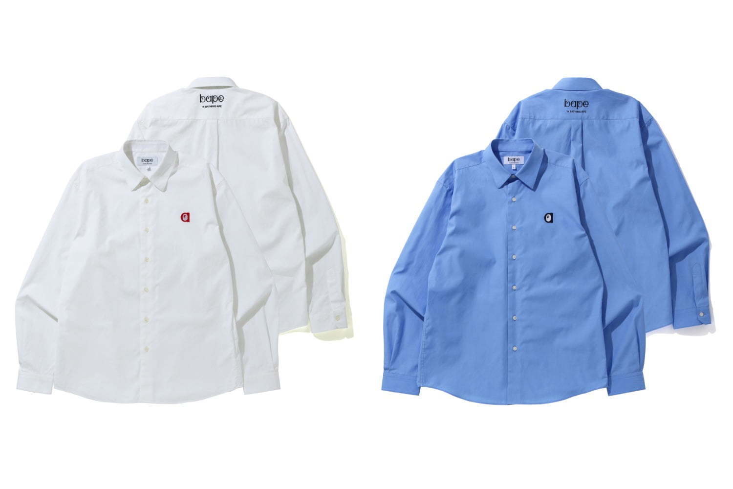 ベイプのベーシックライン“b”コレクション新作、「英字ロゴ」のミニマルなユニセックスシャツなど