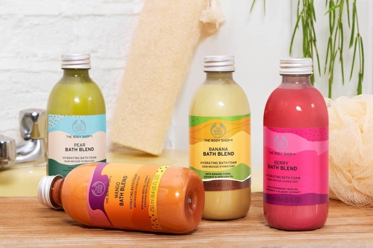 バスボム｜ザ・ボディショップ“スムージー”みたいなフルーツ＆野菜の入浴剤、マンゴーやベリーの美味しそうな香り