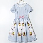 エミリーテンプルキュート“フルーツバスケット”主役の夏ワンピ、爽やかなブルーストライプとミックス｜写真7