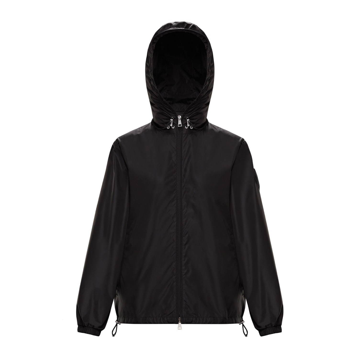 美品 MONCLER 異素材コンビ レース ニットカットソー ブラック XXS