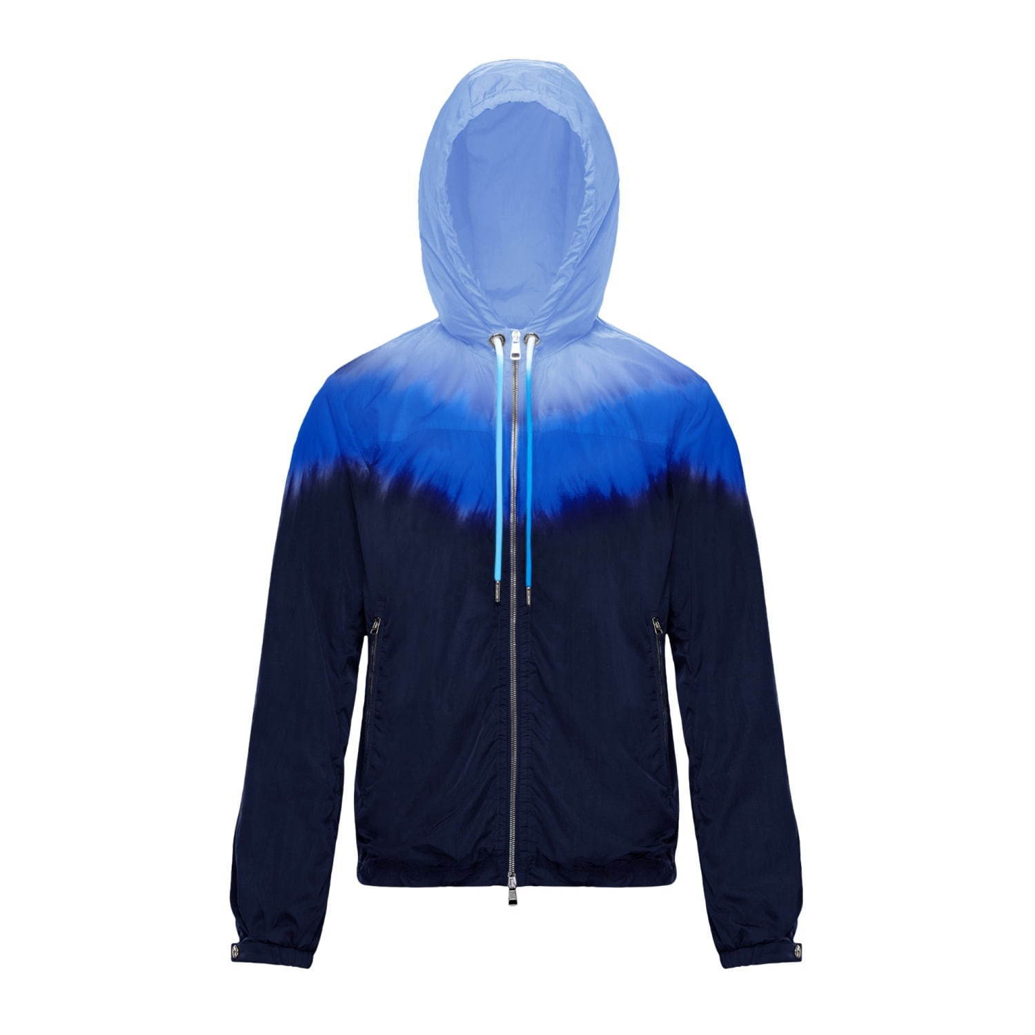 MONCLER マウンテンパーカー 青・ベージュ カモフラージュ 新品タグ付き