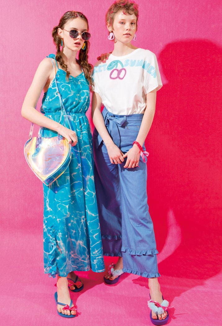 写真32/32｜ミルク新作「プールサイド」ワンピース“ハート＆MILKロゴ 