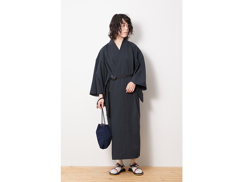 ぼ*ん様 スノーピーク　OUTDOOR KIMONO　着物　ポーチ　ブルー　M snow peak (スノーピーク) Quick Dry OUTDOOR KIMONO / クイック