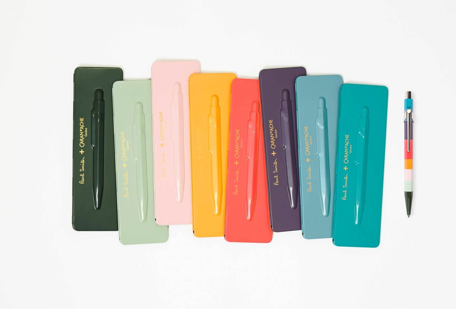 Paul Smith ポールスミス 万年筆 未使用品 ポール・スミスの“カラフルストライプ”ボールペン、高級文房具