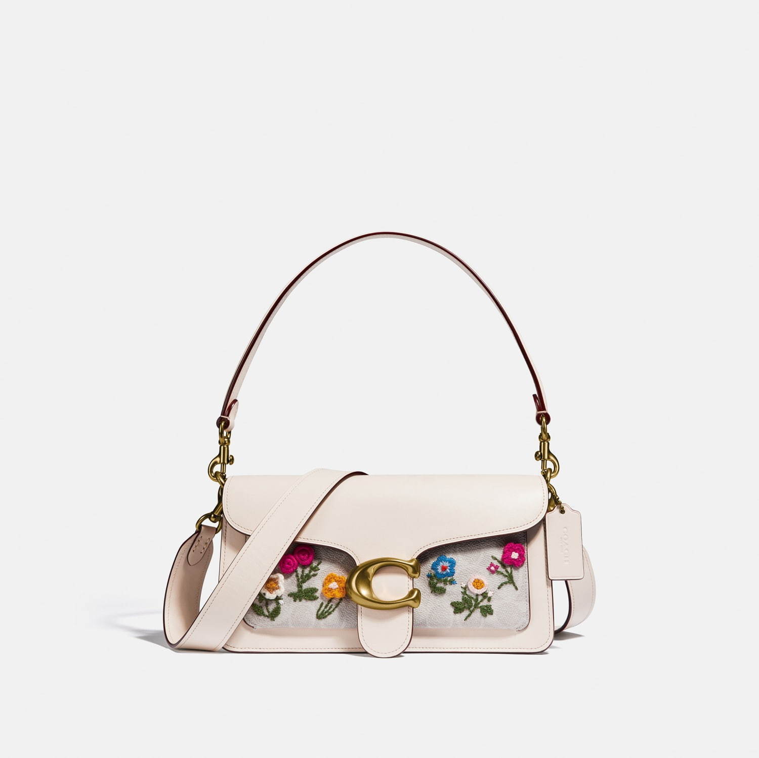 COACH ミニショルダーバッグ 花モチーフ