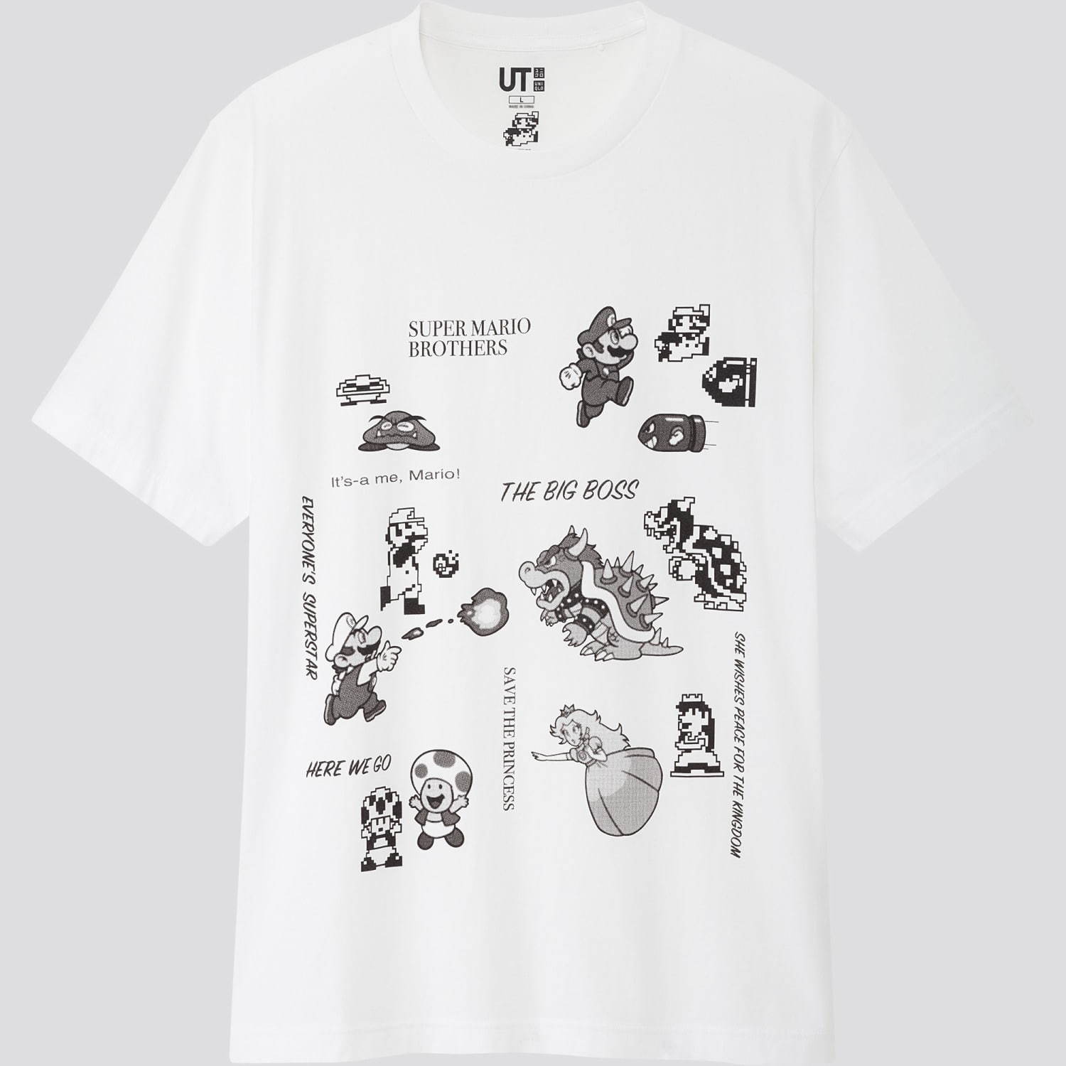 ユニクロutの スーパーマリオ メンズ キッズtシャツ 8ビットマリオやヨッシーを描く ファッションプレス