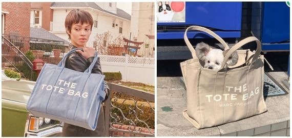 ザ マーク ジェイコブス“大胆ロゴ”のカラフルトートバッグ、新色