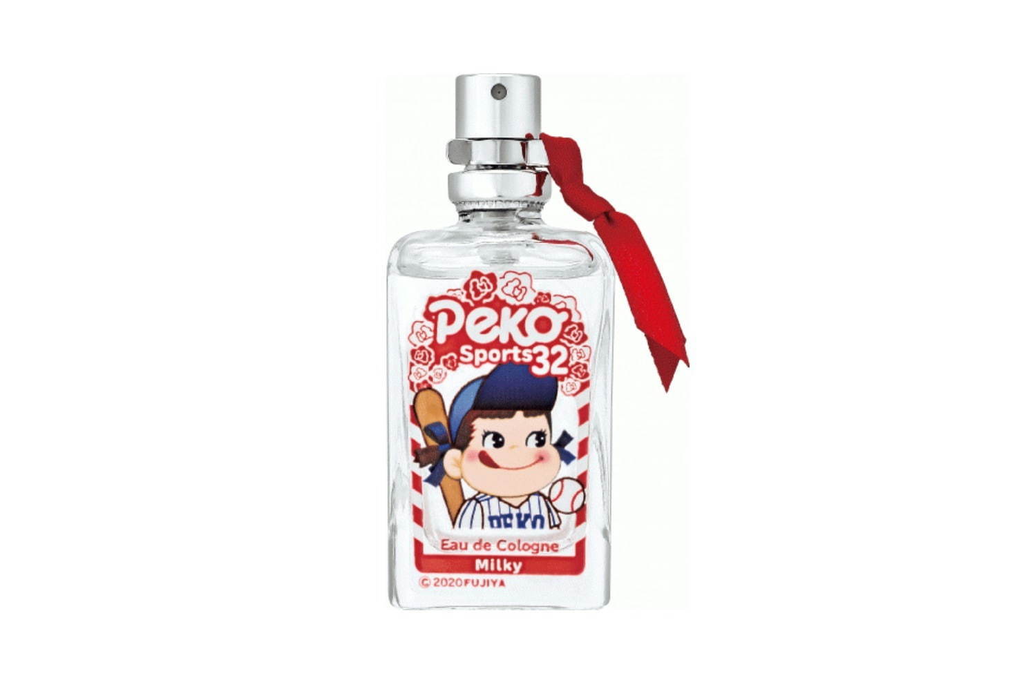 「アクアシャボン × ペコちゃん運動会 コロン ミルキーの香り」全33種 30mL(ハンドタオル付) 2,700円＋税