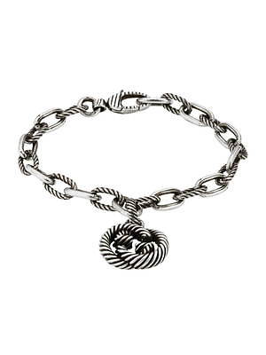 グッチのおすすめメンズシルバーアクセサリー、「インターロッキングG 