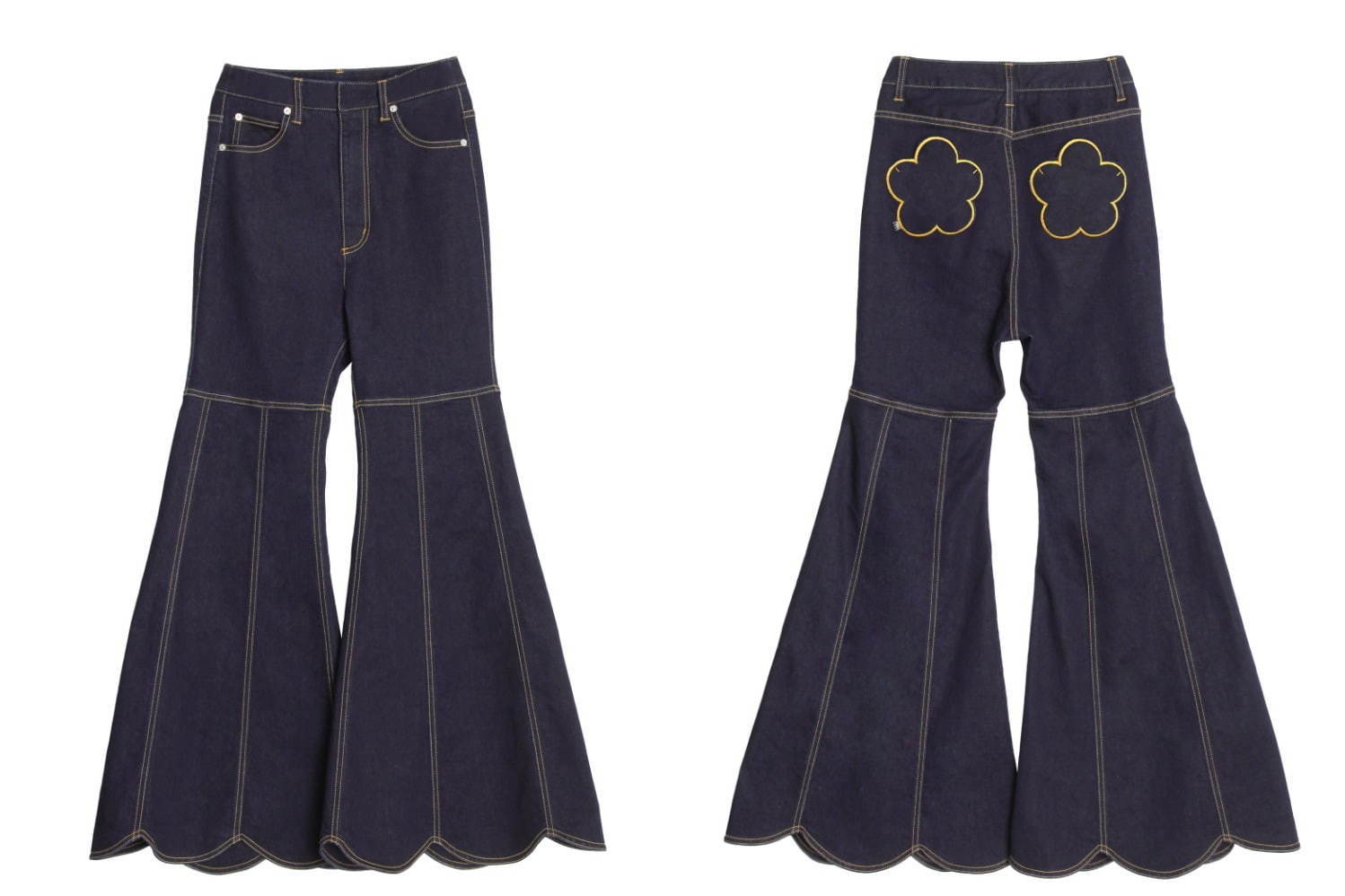 Daisy Petal Denim Pants 22,000円＋税