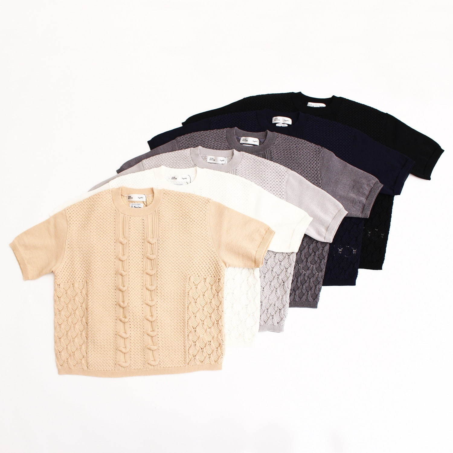 パスザバトン×米富繊維のカラフルサマーニット - 全11色展開、Tシャツのように着回す夏ニット｜写真3