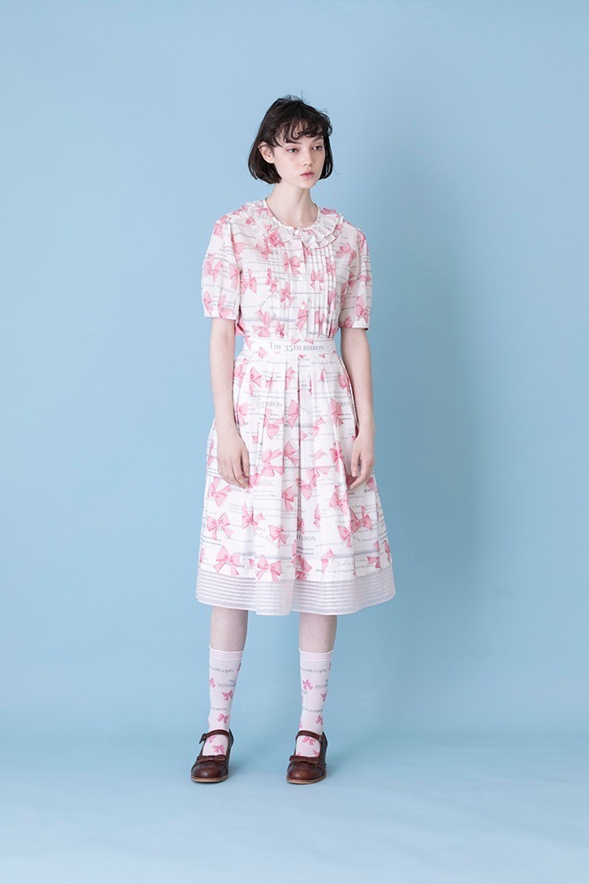 Jane Marple royal ribbon スカート グレー 新品 | martinssanches.com.br