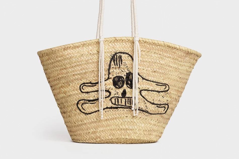 セリーヌ“アート”を配したメンズかごバッグ＆スニーカー、アーティストのアンドレ・ブッツァーとコラボ