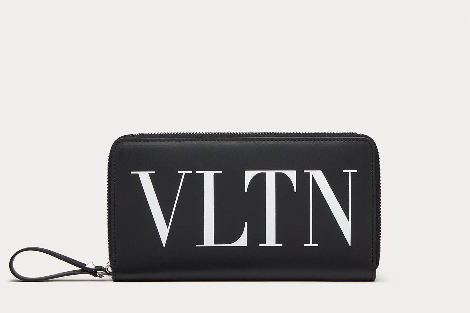 ヴァレンティノ ガラヴァーニのメンズ財布、ネオンカラーのストラップ 