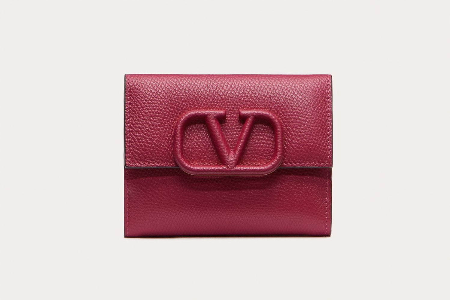 ヴァレンティノ ガラヴァーニのレディース財布、スタッズ輝くミニ財布
