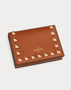 ヴァレンティノ ガラヴァーニのレディース財布、スタッズ輝くミニ財布 