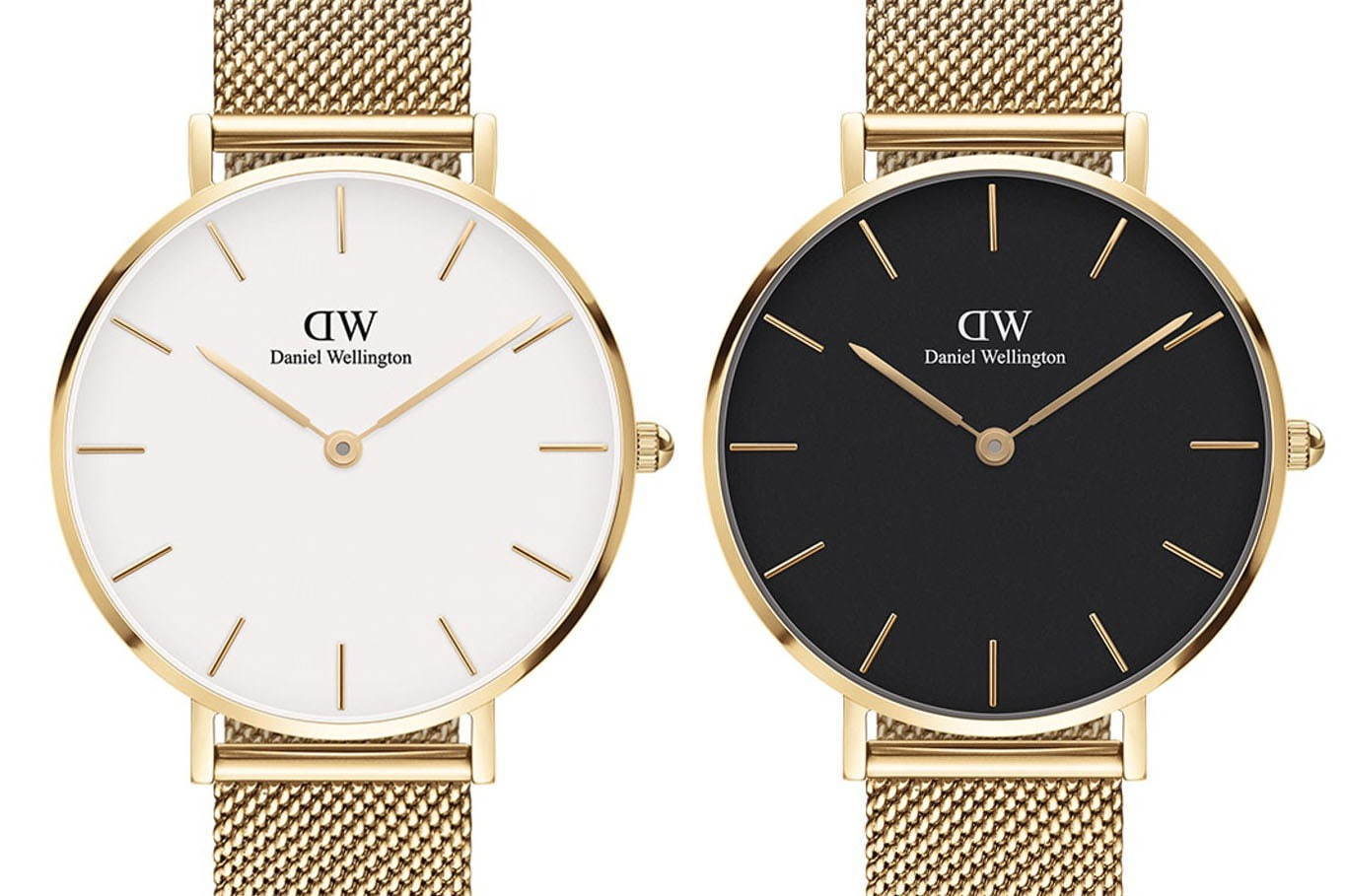 ダニエル・ウェリントンの腕時計「ペティット」に新色ゴールド、2色の 