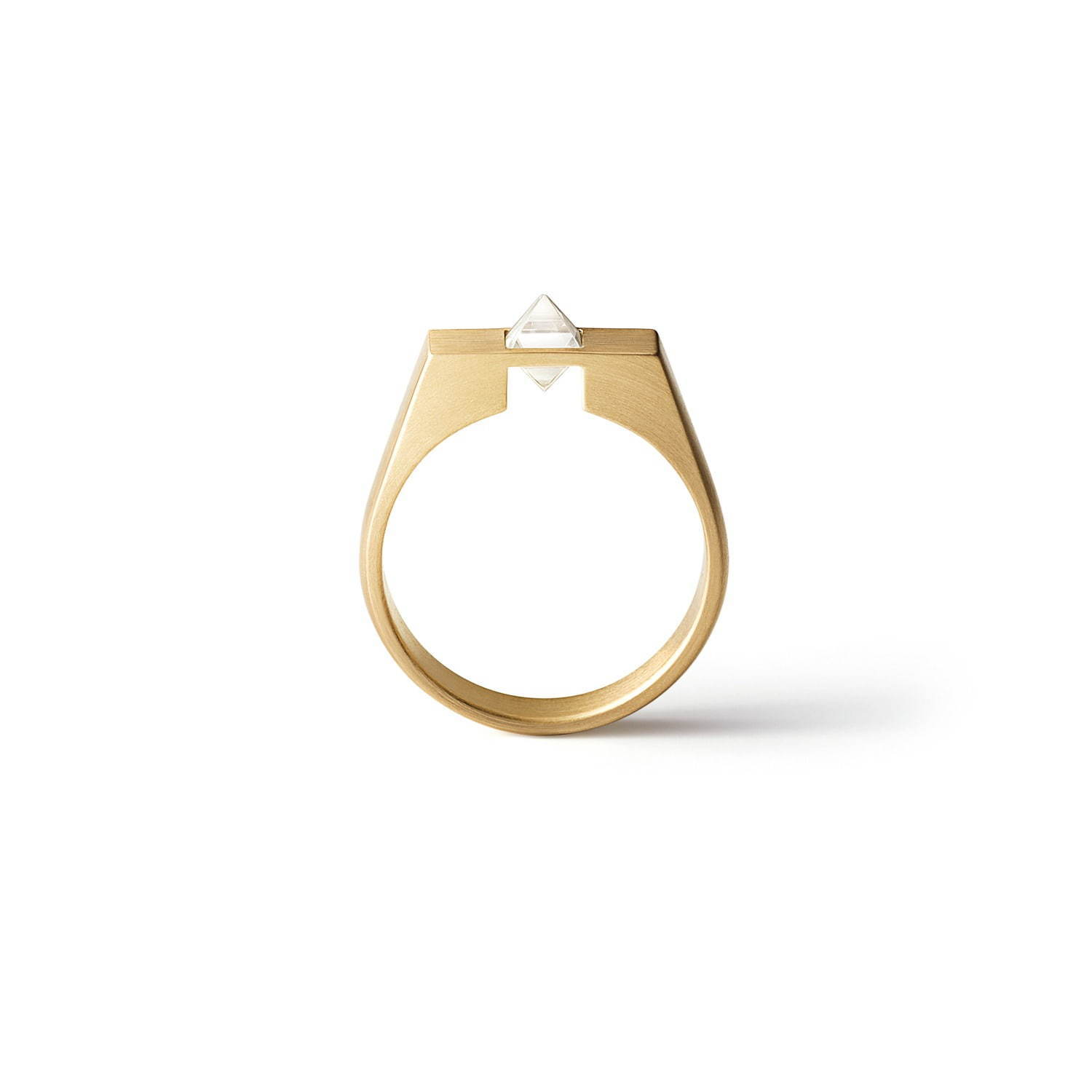 シハラの新作ジュエリー「Un-Signet」1つずつ形の異なる“ラフダイヤモンド”を配したリング | 写真