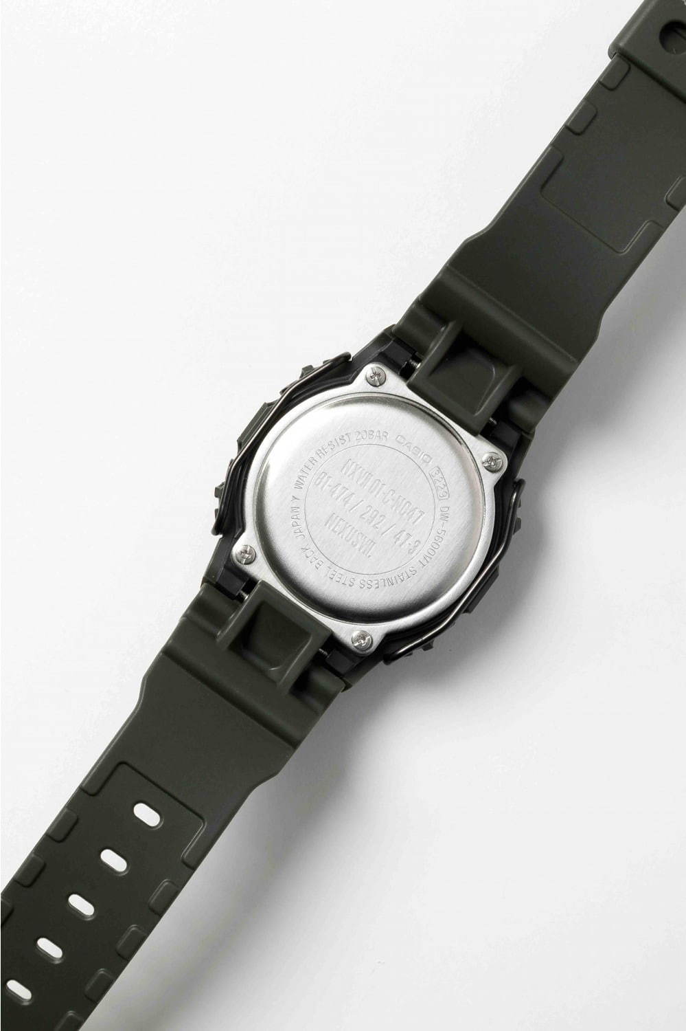 G-SHOCK×ネクサスセブンの限定腕時計、ロゴを排除したオリーブカラーのミリタリーモデル｜写真7