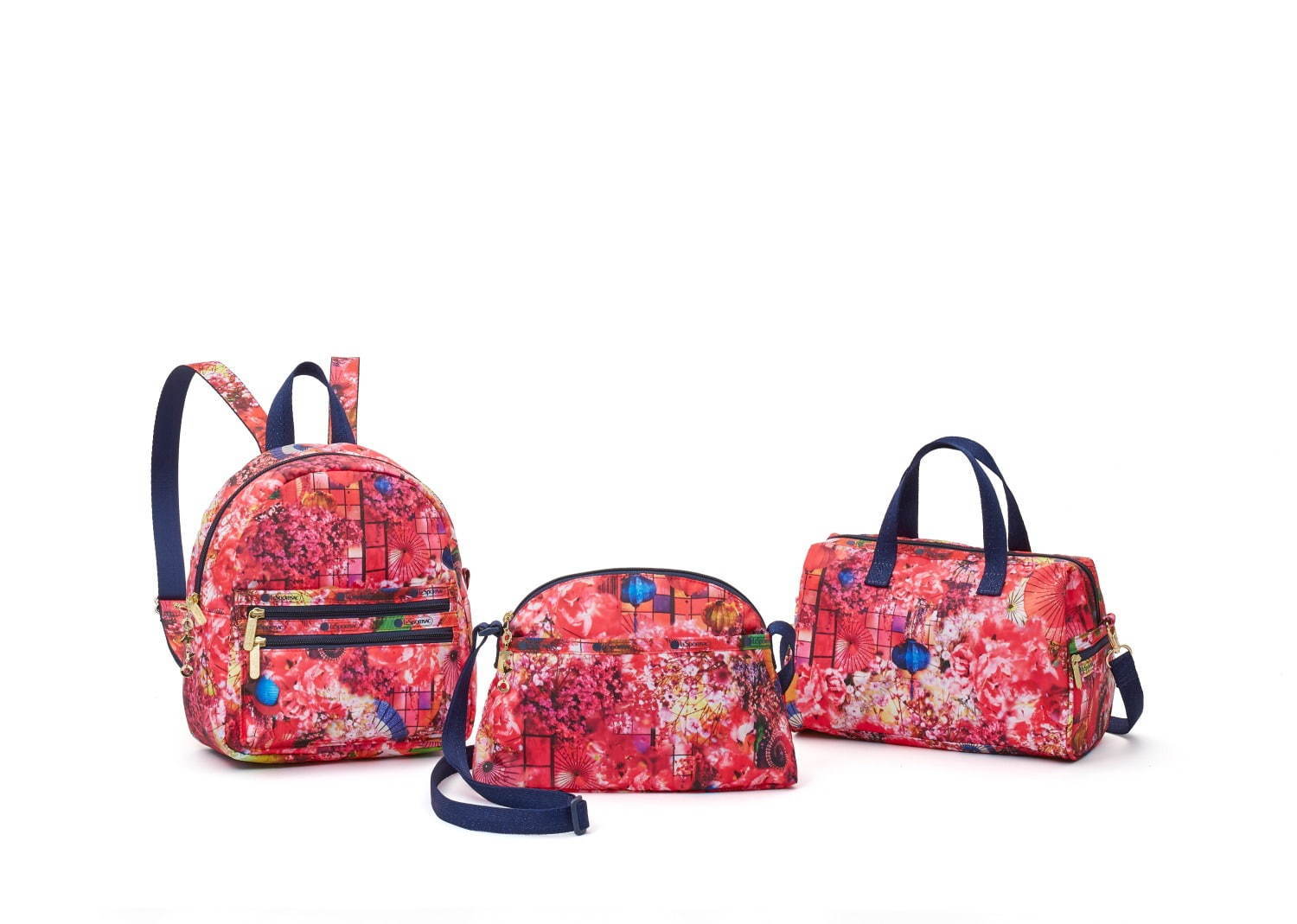 レスポートサック×蜷川実花のM / mika ninagawa、和傘や桜グラフィックのバッグ＆ポーチ｜写真2