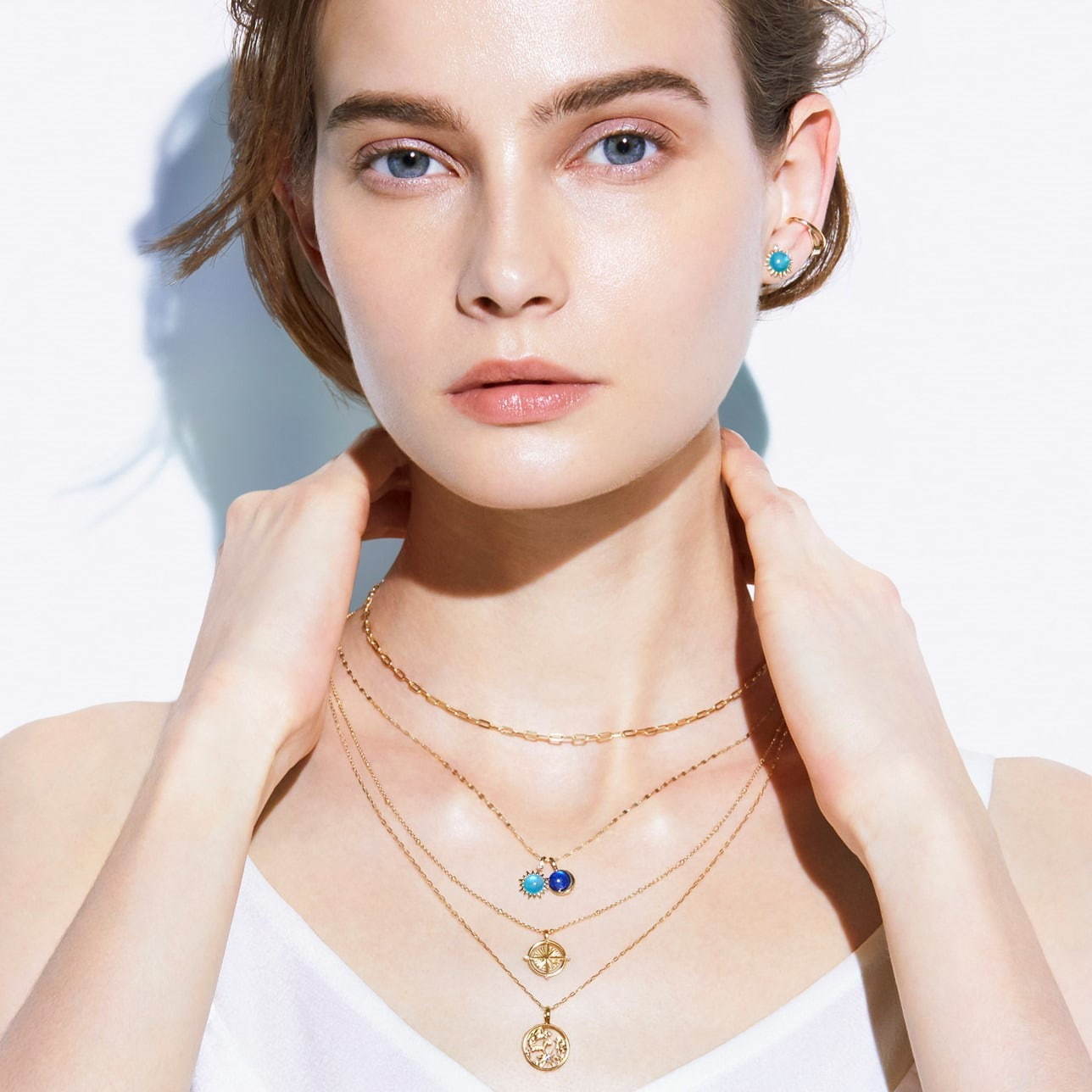 STAR JEWELRY 月 ネックレス星ショップ商品