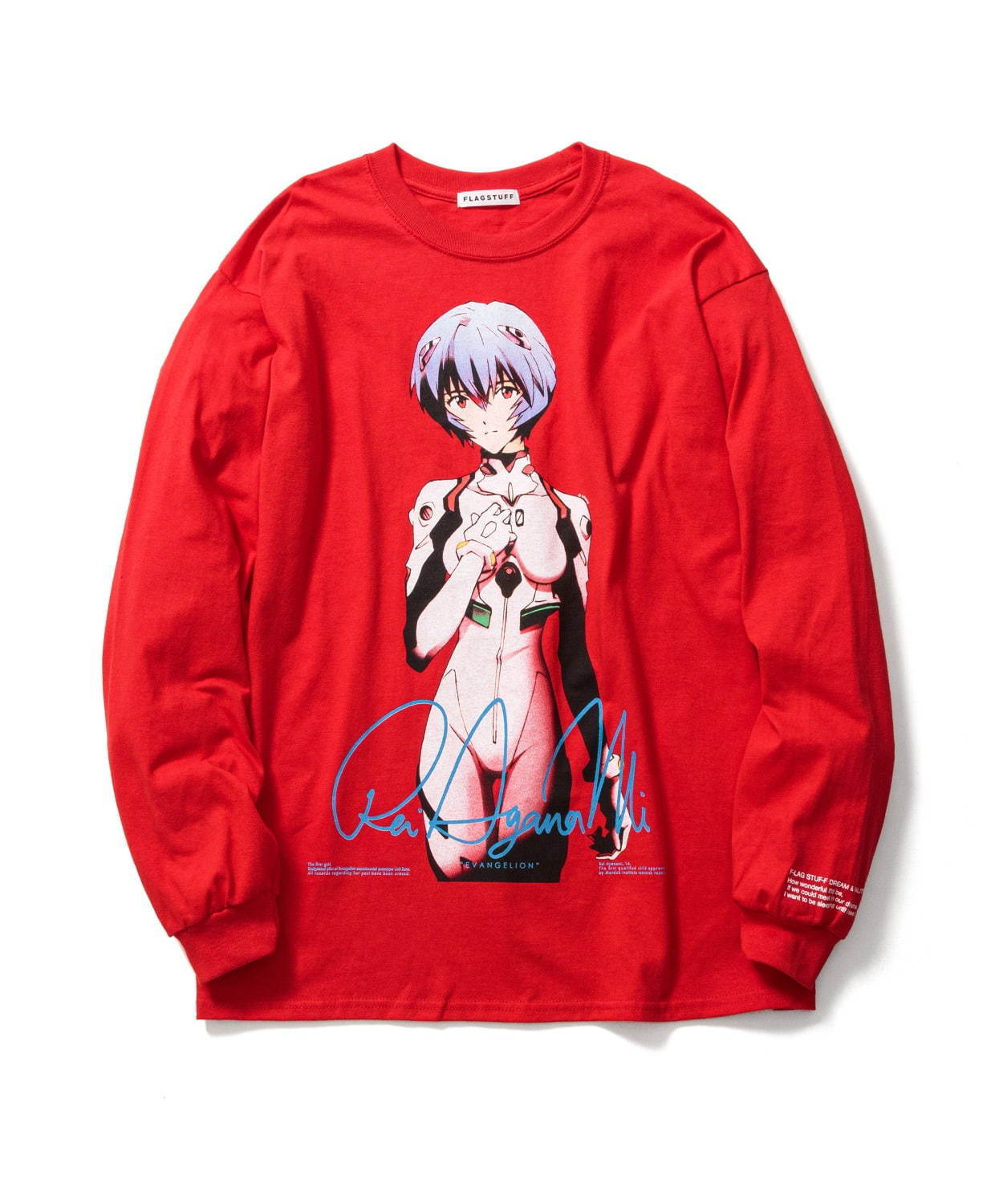 状態新品未使用黒 XL 新品 FLAGSTUFF  × EVANGELION 綾波　ロンt