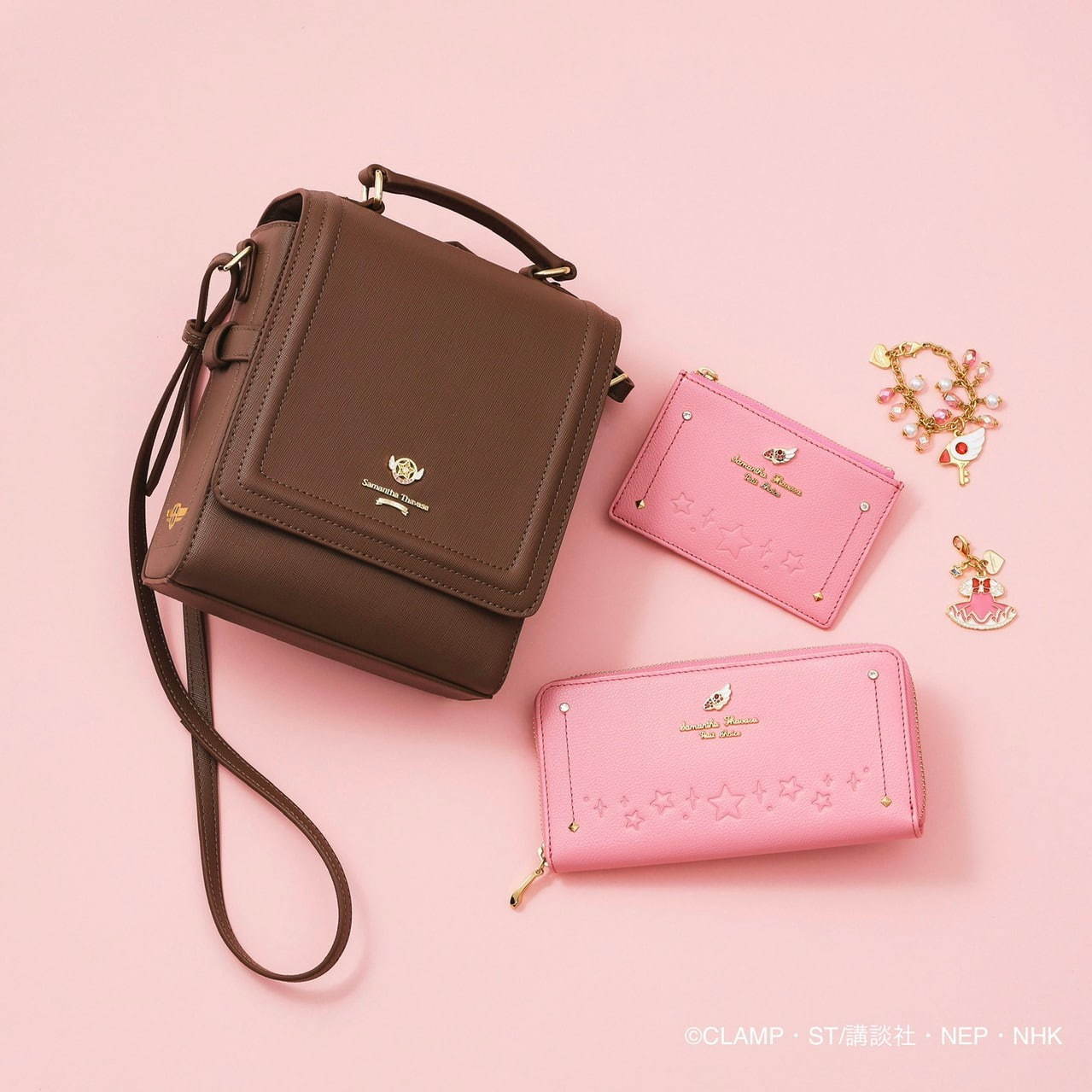 お値下げ】サマンサタバサ バック ピンク 桜色 - ハンドバッグ