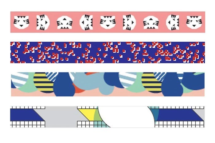 mt_ パリ発パピエ ティグル、トラや雲モチーフのマスキングテープ＆壁紙に貼れるインテリア用テープ｜写真5